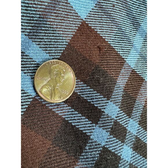 Vintage Y2k Brown and Blue Plaid Mini Skirt size Junior XS - Picture 5 of 5